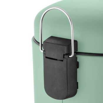 Ribelli Edelstahl-Treteimer, rund, 30 L, mint - B-Ware neuwertig