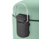 Ribelli Edelstahl-Treteimer, rund, 30 L, mint - B-Ware neuwertig