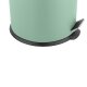 Ribelli Edelstahl-Treteimer, rund, 30 L, mint - B-Ware neuwertig