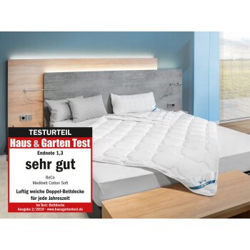 BeCo Vierjahreszeiten-Bettdecke »Medibett Cotton Soft«, perfekte Klimatisierung, stabil - B-Ware