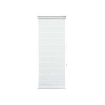 MERADISO® Duo Rollo, für Fenster, mit Seitenzug, transparente und blickdichte Segmente - B-Ware