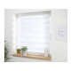 MERADISO® Duo Rollo, für Fenster, mit Seitenzug, transparente und blickdichte Segmente - B-Ware