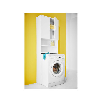LIVARNO LIVING® Waschmaschinenüberbauschrank Liverpool, weiß - B-Ware Transportschaden