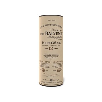The Balvenie Double Wood Single Malt Scotch Whisky 12 Jahre mit Geschenkbox 40% Vol