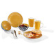 ERNESTO® Porzellan Geschirr Set, 18-teilig, mit Mustern - B-Ware