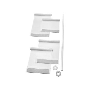 Smartmaxx Fliegengitter-Lamellenvorhang, für Türen, weiß - B-Ware sehr gut