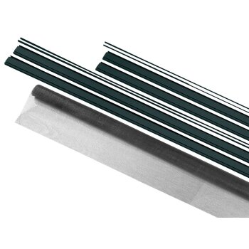 Stolz Insektenschutz für Fenster, 100 x 120 cm, anthrazit - B-Ware sehr gut