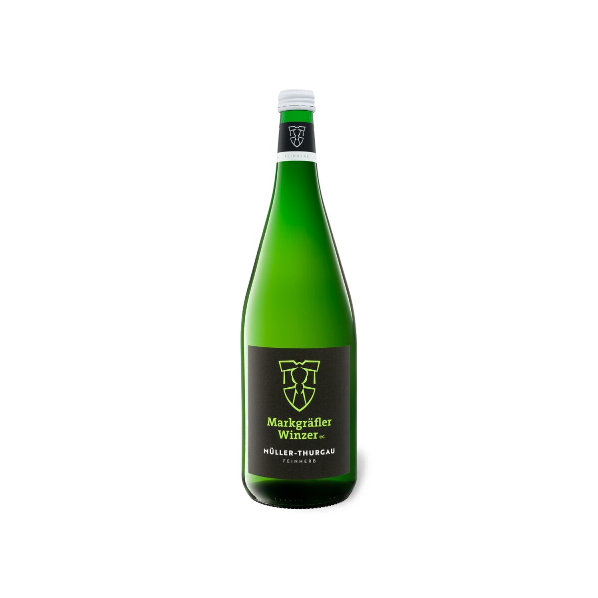 Markgräfler Winzer Müller-Thurgau QbA feinherb, Literflasche, Weißwein 2022,  3,99 €