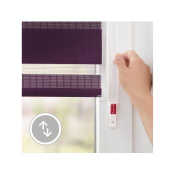 LICHTBLICK Duo Rollo Klemmfix, ohne Bohren, ab 45 x 150 cm - B-Ware