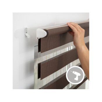 LICHTBLICK Duo Rollo Klemmfix, ohne Bohren, ab 45 x 150 cm - B-Ware