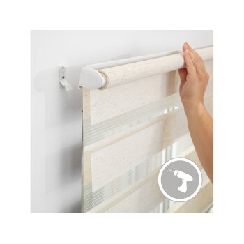 LICHTBLICK Duo Rollo Klemmfix, ohne Bohren, ab 45 x 150 cm - B-Ware