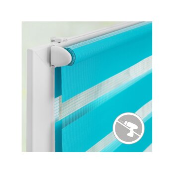 LICHTBLICK Duo Rollo Klemmfix, ohne Bohren, ab 45 x 150 cm - B-Ware