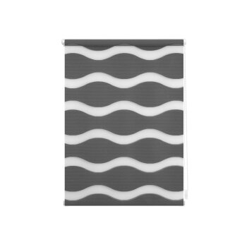 Lichtblick Duo Rollo Welle Klemmfix, ohne Bohren, ab 45 x 150 cm - B-Ware