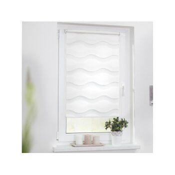 Lichtblick Duo Rollo Welle Klemmfix, ohne Bohren, ab 45 x 150 cm - B-Ware