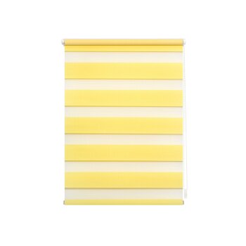 Lichtblick Duo Rollo, Klemmfix ohne Bohren, 90 x 150 cm, gelb - B-Ware sehr gut