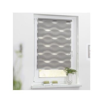 Lichtblick Duo Rollo 100 x 150cm Grau - B-Ware sehr gut