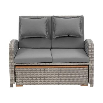 Gartensofa Loungesofa Loungemöbel Gartenlounge Polyrattan-Lounge Outdoormöbel - B-Ware sehr gut