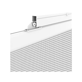 Insektenschutz Schiebetüre, 120 x 240 cm, weiß - B-Ware sehr gut