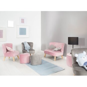 roba Kinderhocker, Herzform, rosa - B-Ware sehr gut