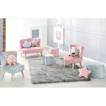 roba Kinderhocker, Herzform, rosa - B-Ware sehr gut