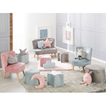 roba Kinderhocker, Herzform, rosa - B-Ware sehr gut