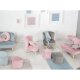 roba Kinderhocker, Herzform, rosa - B-Ware sehr gut