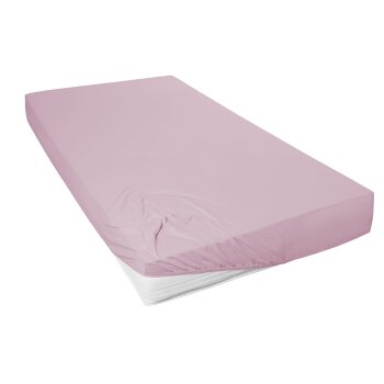 Primera Spannbetttuch mit Rundumgummi, mauve, 140 - 160 x...
