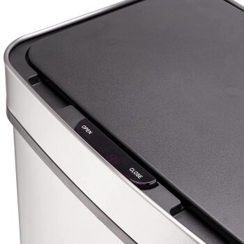 Ribelli Sensor Mülleimer, 4 Fächer, 72 L, silber - B-Ware sehr gut