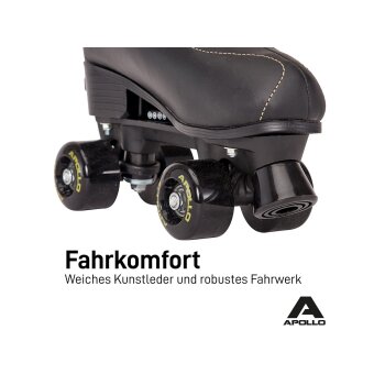Apollo Rollschuhe »Disco Quads«, größenverstellbar, Größe 31 - 42, ab 6 Jahren (Luna Nova, 31-34) - B-Ware sehr gut