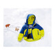 LUPILU® Kleinkinder Jungen Skijacke, mit Kinnschutz, navy/gelb, 98/104 - B-Ware sehr gut