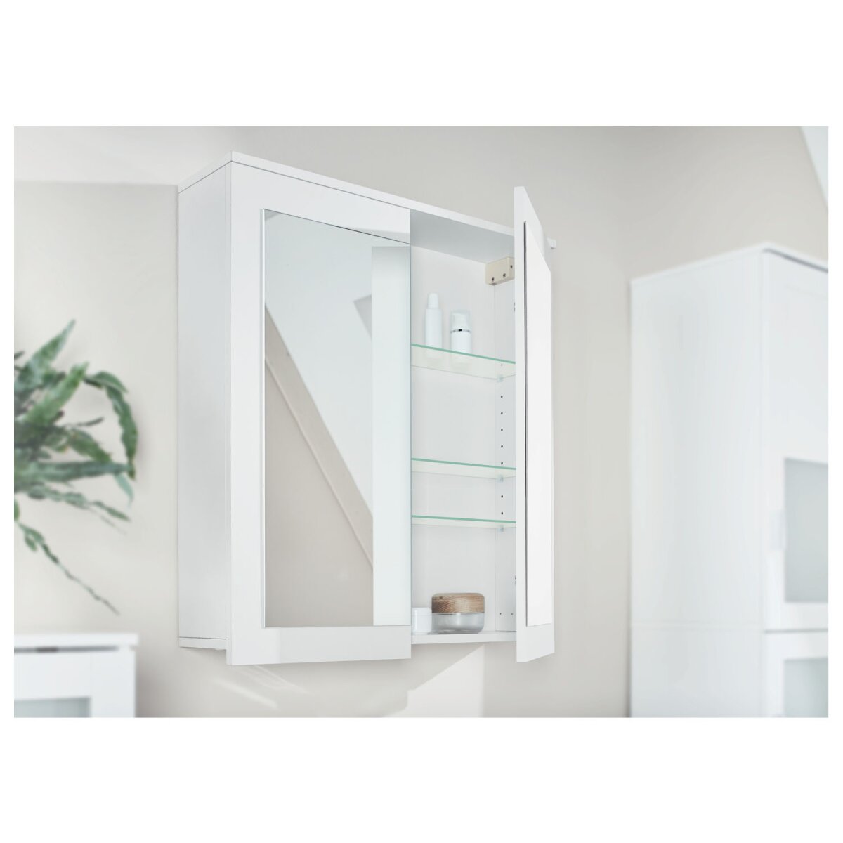 LIVARNO home Spiegelschrank »Basel«, mit 2 Türen - B-Ware sehr gut, 29,99 €