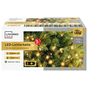 Livarno Home Lichterkette, mit 100 LEDs - B-Ware