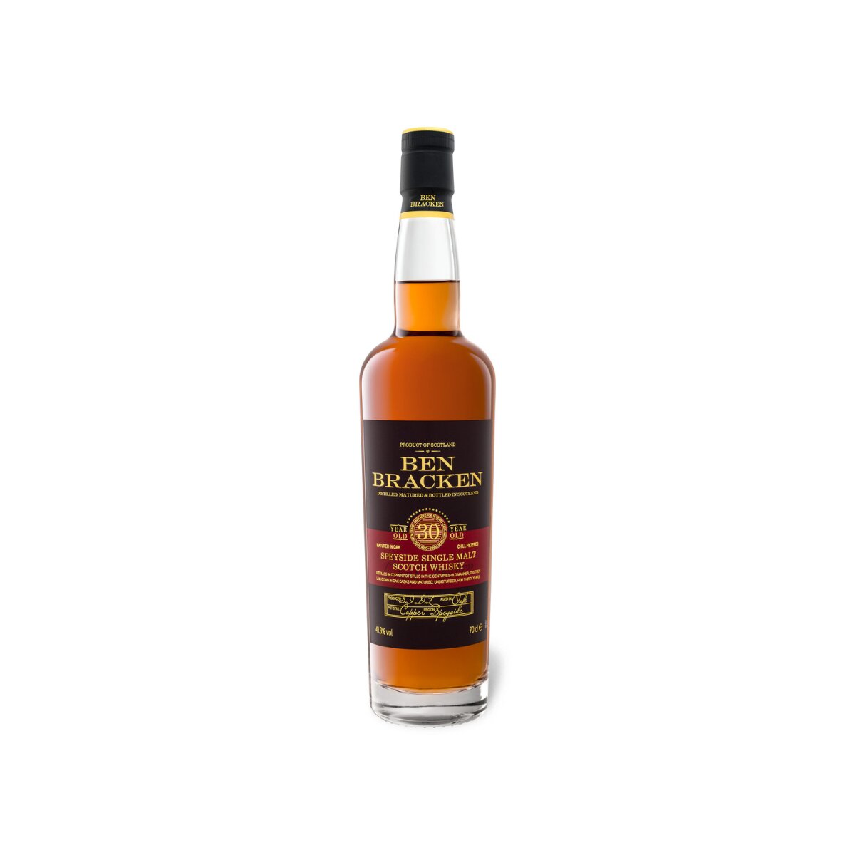 Ben Bracken Speyside Single Malt Scotch Whisky 30 Jahre mit Geschenkbox  41,9% Vol, 81,99 €