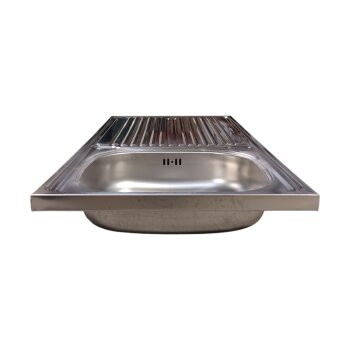 respekta Auflagenspüle, 100 x 50 cm, Edelstahl - B-Ware sonstiges