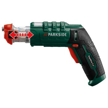 PARKSIDE® 4V Akku-Wechselbitschrauber »Rapidfire 2.2«, mit LED-Werkstückbeleuchtung - B-Ware sehr gut