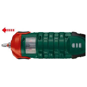 PARKSIDE® 4V Akku-Wechselbitschrauber »Rapidfire 2.2«, mit LED-Werkstückbeleuchtung - B-Ware sehr gut