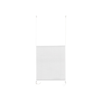 Livarno Home Plissee Rollo für Fenster, 75 x 130 cm, weiß - B-Ware sehr gut