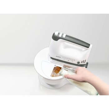Silvercrest Kitchen Tools Handmixer SHMS 300 C2 mit Schüssel und Spritzschutz - B-Ware einwandfrei