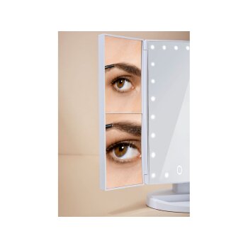 LIVARNO home Kosmetikspiegel »MKSLK 6 A2«, LED, klappbar - B-Ware