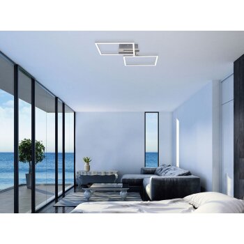 Briloner CCT LED Design Deckenleuchte, Lichttemperatur + Helligkeit regulierbar - B-Ware