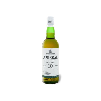 Laphroaig 10 Jahre Islay Single Malt Scotch Whisky mit...