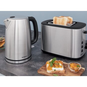 SILVERCREST® KITCHEN TOOLS Edelstahl Toaster STE 950 D1 (Edelstahl) - B-Ware sehr gut