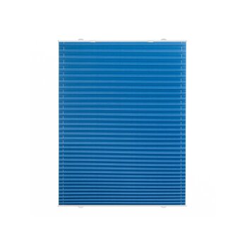 Lichtblick Plissee Haftfix, ohne Bohren, Blau, 60x130 cm...