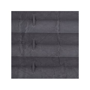 Lichtblick Klemmfix Plissee, stufenloses Einstellen, blickdicht, Montage ohne Bohren, 90 x 210 cm, grau - B-Ware neuwertig