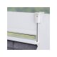 Lichtblick Klemmfix Plissee, stufenloses Einstellen, blickdicht, Montage ohne Bohren, 90 x 210 cm, grau - B-Ware neuwertig