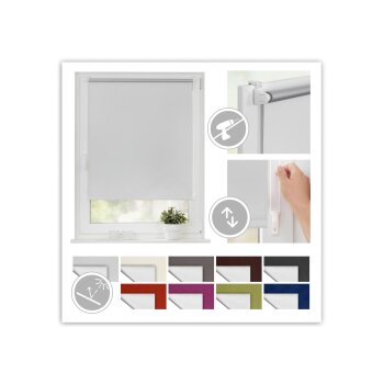 Lichtblick Thermo-Rollo Klemmfix, ohne Bohren, ab 45 x 150 cm - B-Ware