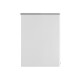Lichtblick Klemmfix Thermo-Rollo, blickdicht, wärmeisolierend, Montage ohne Bohren, 220 cm, 80 cm, Weiß - B-Ware neuwertig