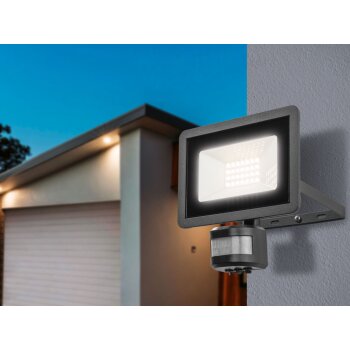 LIVARNO home LED-Strahler, mit Bewegungsmelder (schwarz) - B-Ware sehr gut