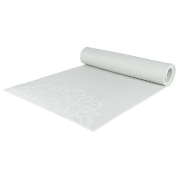 CRIVIT® Yogamatte 180 x 60 cm, mit Tragegurt, grau - B-Ware einwandfrei