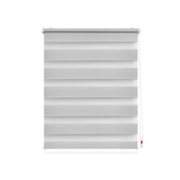 LICHTBLICK Duo Rollo Klemmfix, ohne Bohren (grau, 45 x 150 cm) - B-Ware neuwertig